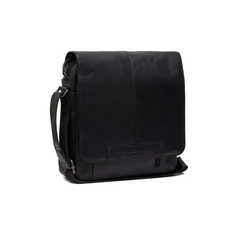 SAC BANDOULIÈRE EN CUIR NOIR RAPHAEL THE CHESTERFIELD BRAND
