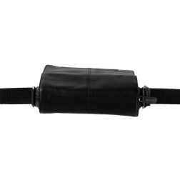 SAC BANDOULIÈRE EN CUIR NOIR RAPHAEL THE CHESTERFIELD BRAND