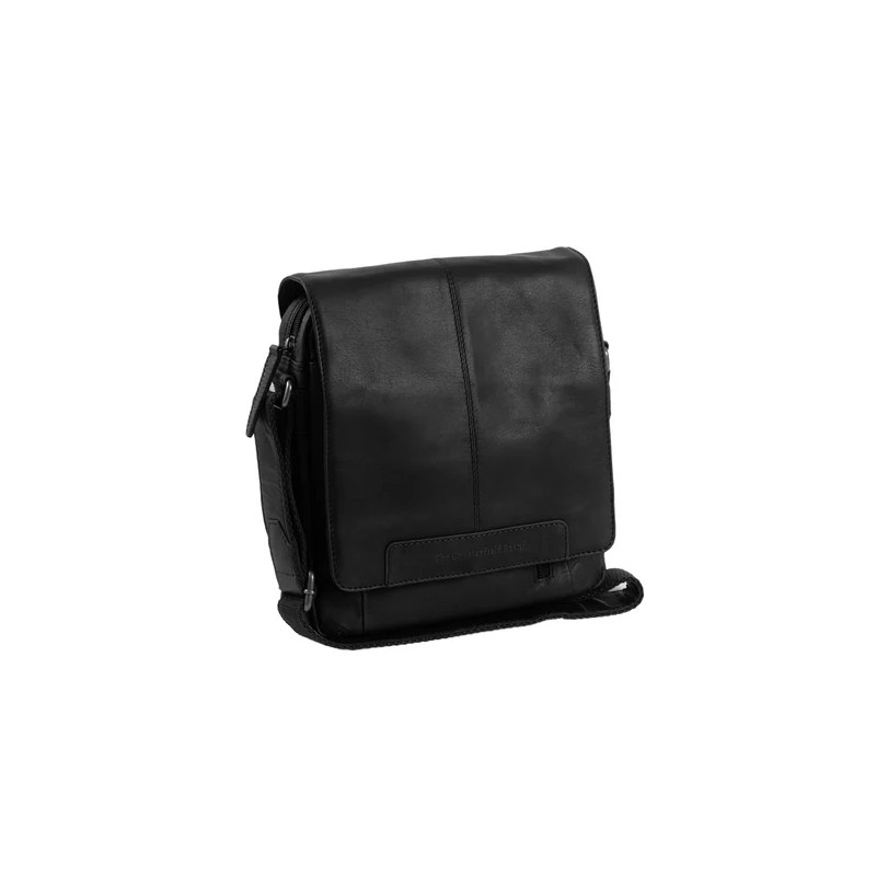 SAC BANDOULIÈRE EN CUIR NOIR RAPHAEL THE CHESTERFIELD BRAND