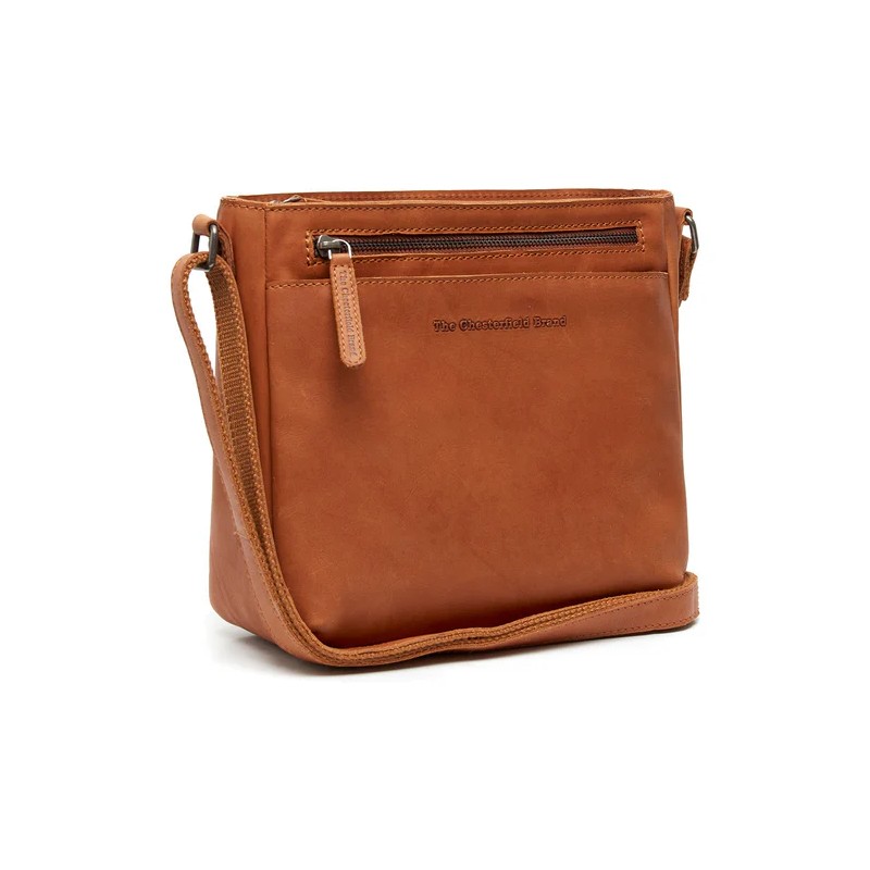 SAC BANDOULIÈRE EN CUIR COGNAC MUMBAI THE CHESTERFIELD BRAND