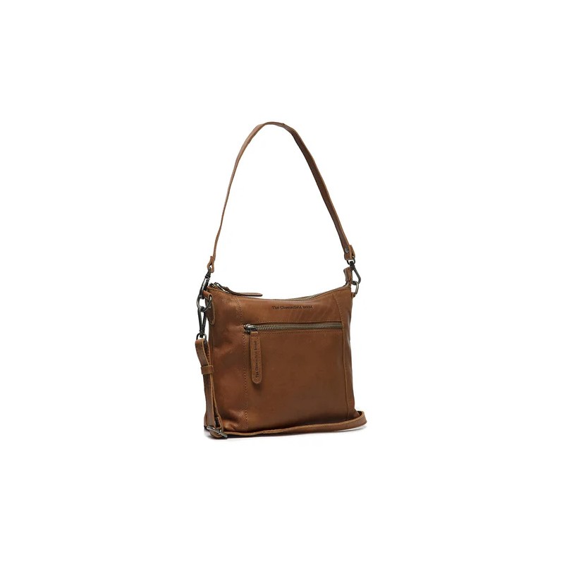 SAC BANDOULIÈRE EN CUIR COGNAC FARO THE CHESTERFIELD BRAND