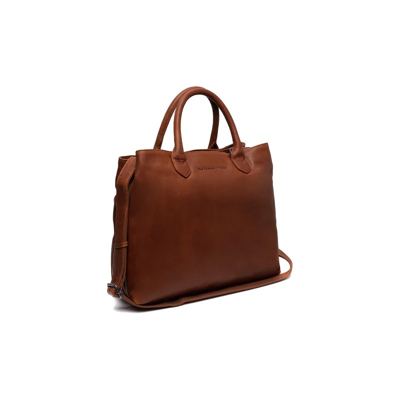 SAC BANDOULIÈRE EN CUIR COGNAC PASSAU THE CHESTERFIELD BRAND