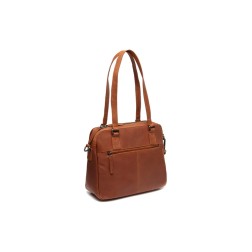 SAC BANDOULIÈRE EN CUIR COGNAC PORLEZZA THE CHESTERFIELD BRAND