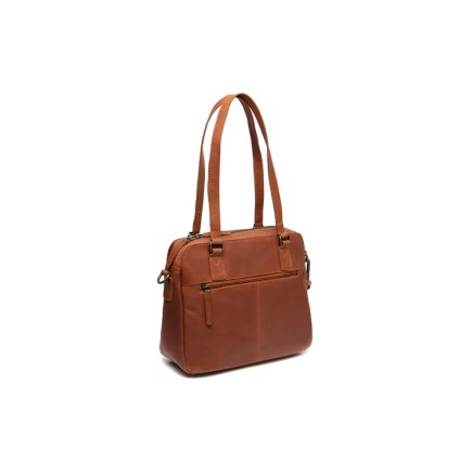 SAC BANDOULIÈRE EN CUIR COGNAC PORLEZZA THE CHESTERFIELD BRAND