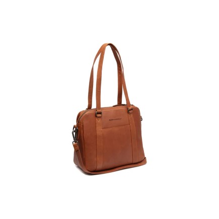SAC BANDOULIÈRE EN CUIR COGNAC PORLEZZA THE CHESTERFIELD BRAND