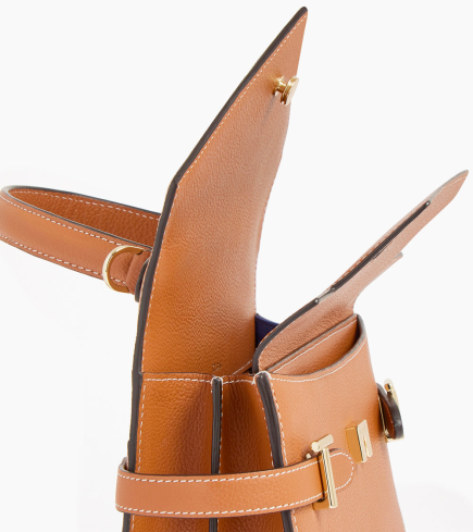 SAC À MAIN DOUBLE RABAT ÉMILIE TAN LE TANNEUR