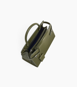 CABAS PORTÉ MAIN ÉMILIE VERT TILLEUL LE TANNEUR