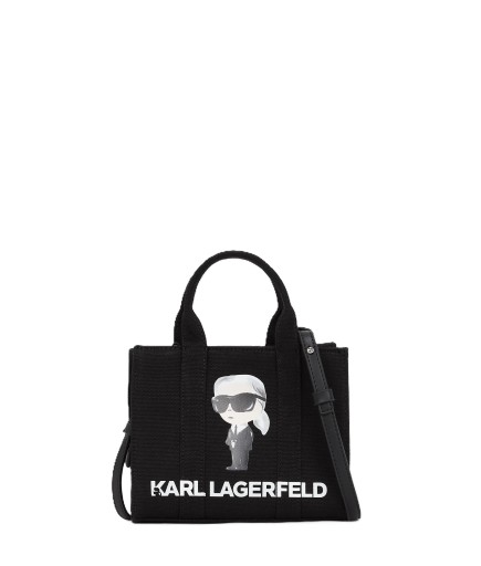 MINI CABAS CARRÉ RUE SAINT GUILLAUME NOIR KL