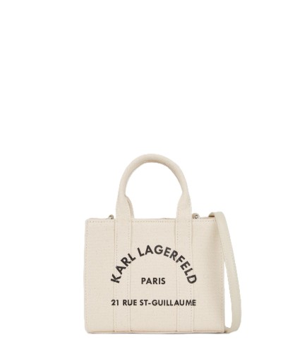 MINI CABAS CARRÉ RUE SAINT GUILLAUME NATUREL KL