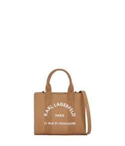 MINI CABAS CARRÉ RUE SAINT GUILLAUME CARAMEL KL