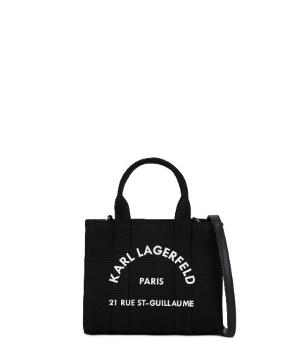 MINI CABAS CARRÉ RUE SAINT GUILLAUME NOIR KL
