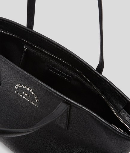 CABAS ÉPAULE RUE SAINT GUILLAUME MÉTAL NOIR KL