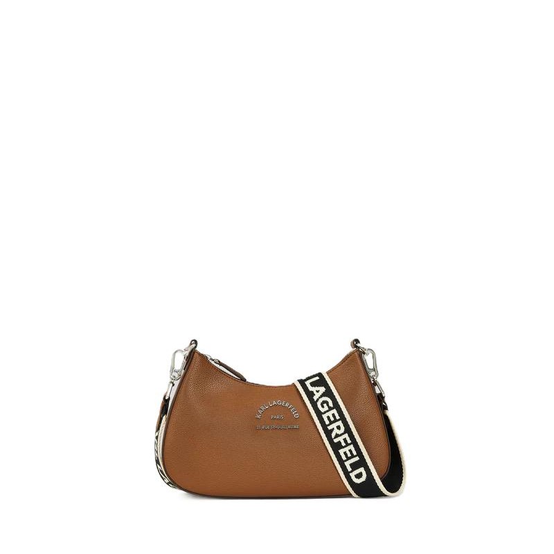 SAC ÉPAULE RUE SAINT GUILLAUME MÉTAL TAN FONCÉ KL