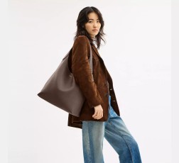 SAC ÉPAULE BROOKLYN 39 DARK STONE COACH