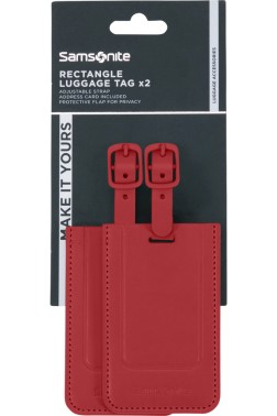 PORTE-ADRESSE ROUGE X2 TA RÉVOLUTION SAMSONITE