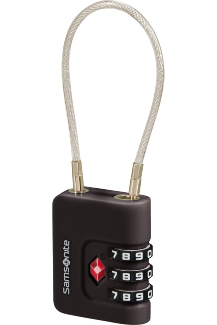 CADENAS À CABLE TA RÉVOLUTION NOIR SAMSONITE