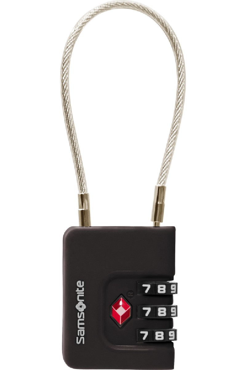 CADENAS À CABLE TA RÉVOLUTION NOIR SAMSONITE