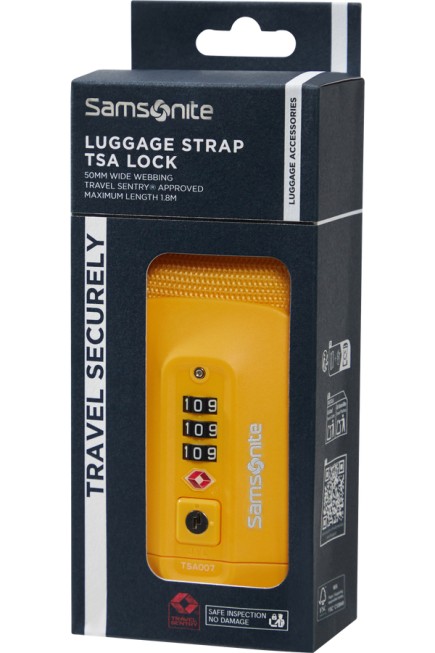 SANGLE À BAGAGES TA RÉVOLUTION JAUNE SAMSONITE