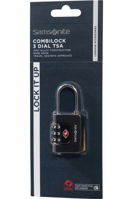 CADENAS TSA TA RÉVOLUTION NOIR SAMSONITE