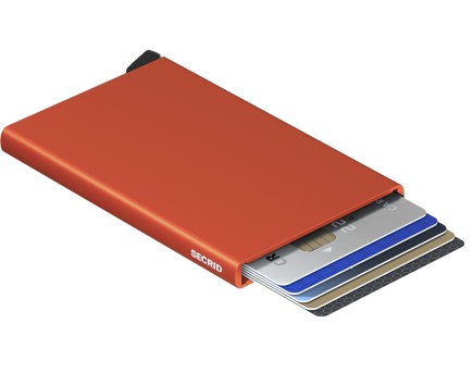PORTE CARTES CARDPROTECTOR ORANGE SECRID