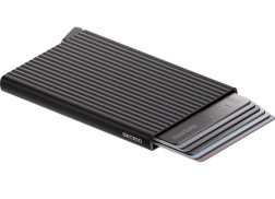 PREMIUM PORTE CARTES CARDPROTECTOR+ FLUTED BLACK SECRID