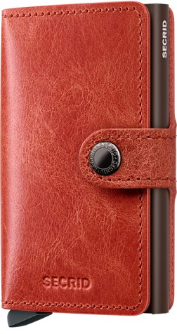 PORTE CARTES MINIWALLET SECRID ORANGE VINTAGE
