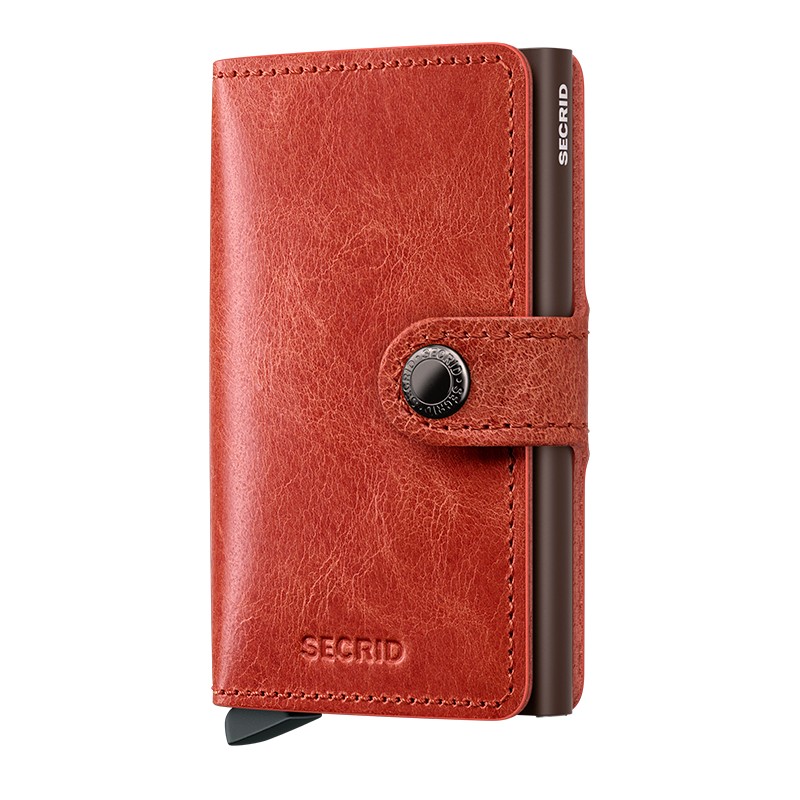 PORTE CARTES MINIWALLET SECRID ORANGE VINTAGE
