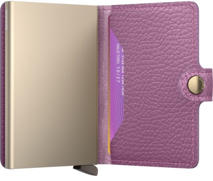 PORTE CARTES MINIWALLET SECRID ORCHID PEBBLE