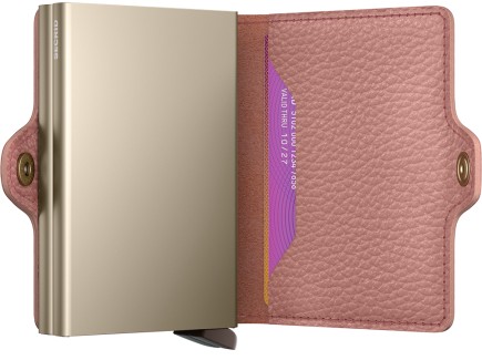 PORTE CARTES TWINWALLET PEBBLE ROSE SECRID