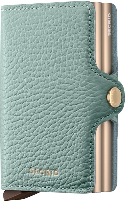 PORTE CARTES TWINWALLET PEBBLE SEA GREEN SECRID