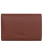 LONGCHAMP LE FOULONNÉ PORTEFEUILLE COMPACT CAFÉ