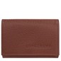 LONGCHAMP LE FOULONNÉ PORTEFEUILLE COMPACT CAFÉ