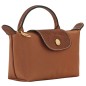 LONGCHAMP LE PLIAGE ORIGINAL TROUSSE COSMÉTIQUE AVEC POIGNÉE COGNAC