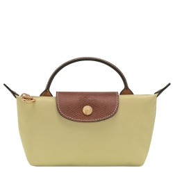 LONGCHAMP LE PLIAGE ORIGINAL TROUSSE COSMÉTIQUE AVEC POIGNÉE PISTACHE
