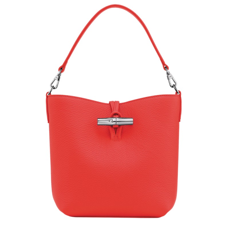 LONGCHAMP LE ROSEAU SAC SEAU XS VERMILLON