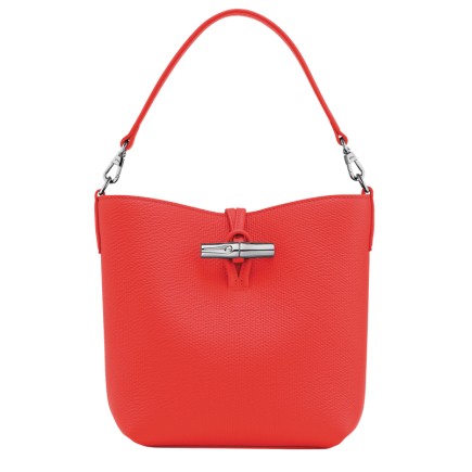 LONGCHAMP LE ROSEAU SAC SEAU XS VERMILLON