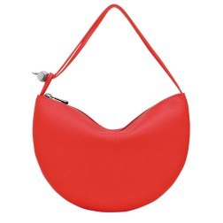 LONGCHAMP LE ROSEAU POCHETTE VERMILLON