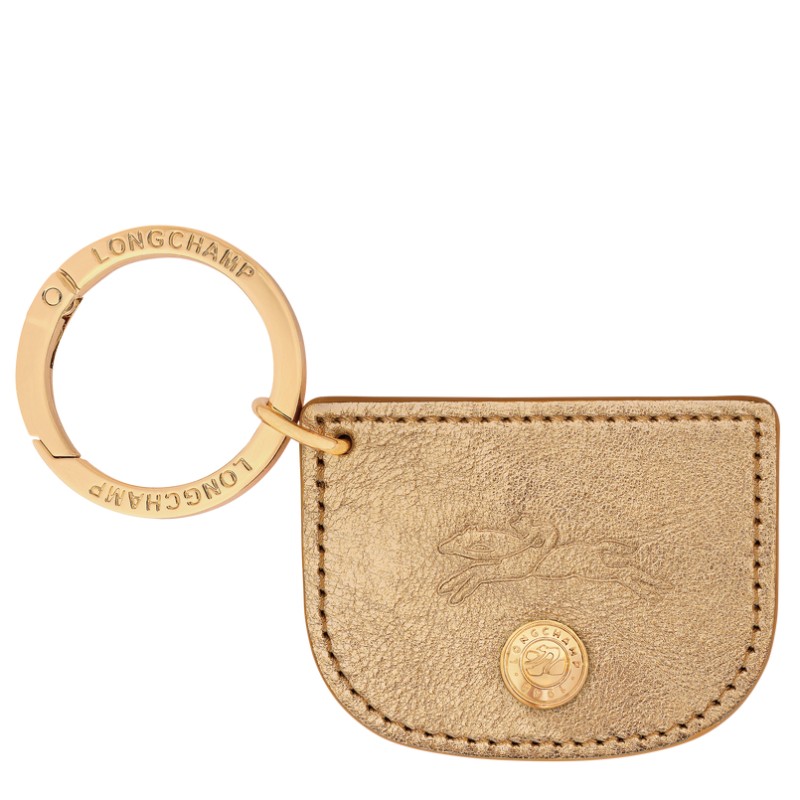 LONGCHAMP ÉPURE PORTE-CLÉS DORÉ LONGCHAMP ÉPURE PORTE-CLÉS DORÉ