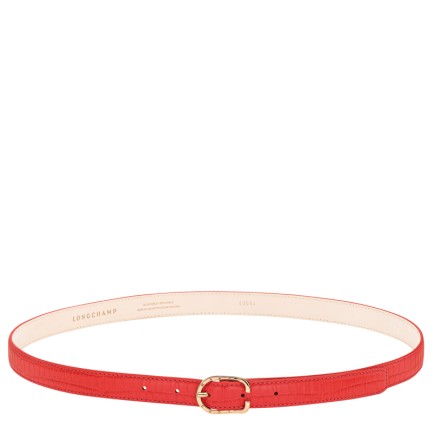 LONGCHAMP ARCHIVE CEINTURE FEMME VERMILLON
