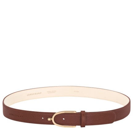 LONGCHAMP LE FOULONNÉ CEINTURE FEMME CAFÉ