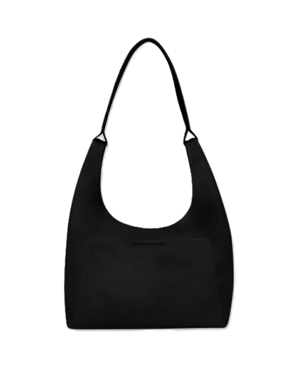 SAC SOUPLE PORTÉ ÉPAULE AMAZONE NOIR FOURÉS