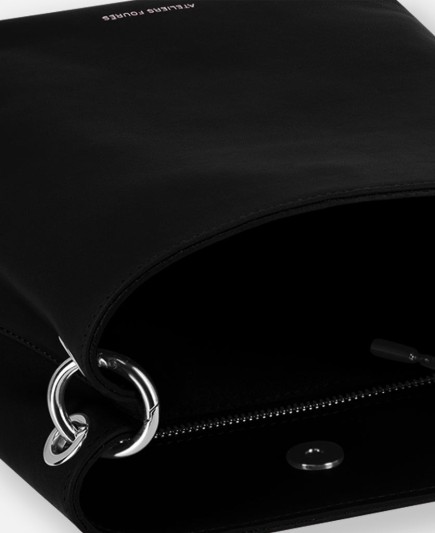 SAC SEAU ALCESTE MINI NOIR FOURÉS
