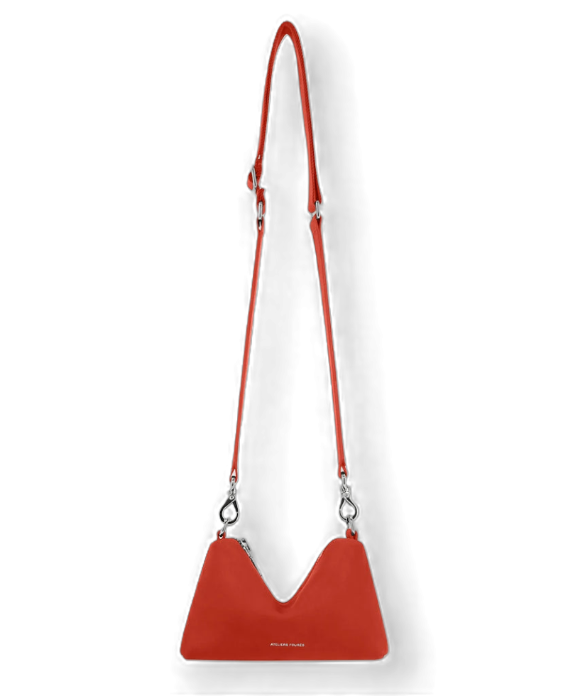 SAC PORTÉ CROISÉ ILIADE MINI ORANGE CONFITE FOURÉS