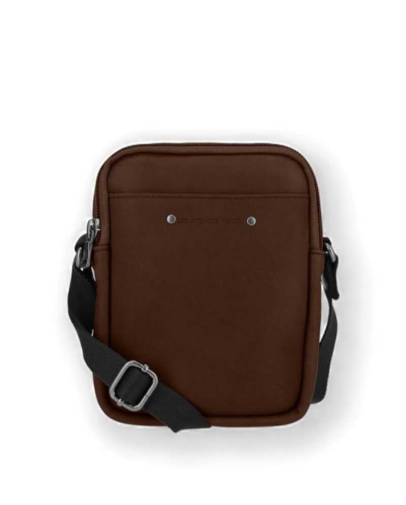 MINI SACOCHE CÉOS BAROUDEUR COGNAC FOURÉS MINI SACOCHE CÉOS BAROUDEUR COGNAC FOURÉS