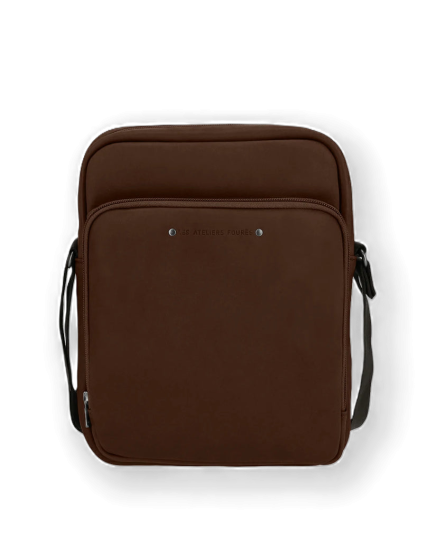 GRANDE SACOCHE PÉLOPS BAROUDEUR COGNAC FOURÉS