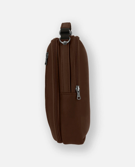 GRANDE SACOCHE AVEC POIGNÉE THÉSÉE BAROUDEUR COGNAC FOURÉS