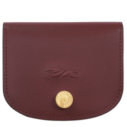 LONGCHAMP LE PLIAGE ÉPURE TIMELESS PORTE-CARTES BORDEAUX
