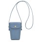 LONGCHAMP ÉPURE POCHETTE TÉLÉPHONE AVEC CORDON ARDOISE