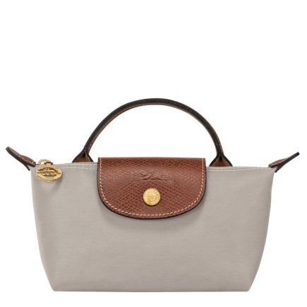 LONGCHAMP LE PLIAGE ORIGINAL TROUSSE COSMÉTIQUE AVEC POIGNÉE GALET