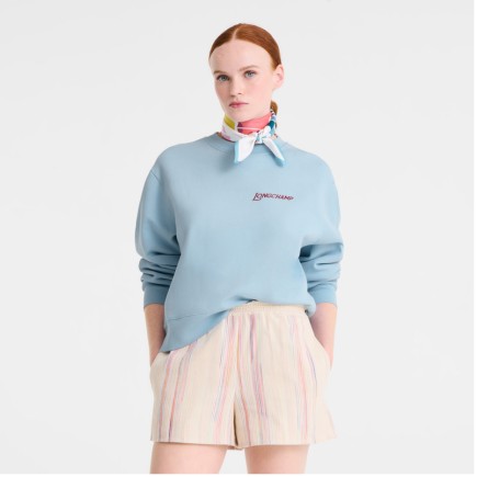 CARRÉ DE SOIE 70CM LONGCHAMP LA VAGUE DU STYLE RAINBOW